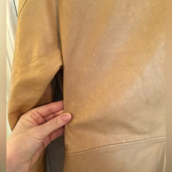 Vintage Wilson’s Leather Maxima Tan Leather Blazer - Picture 10 of 15